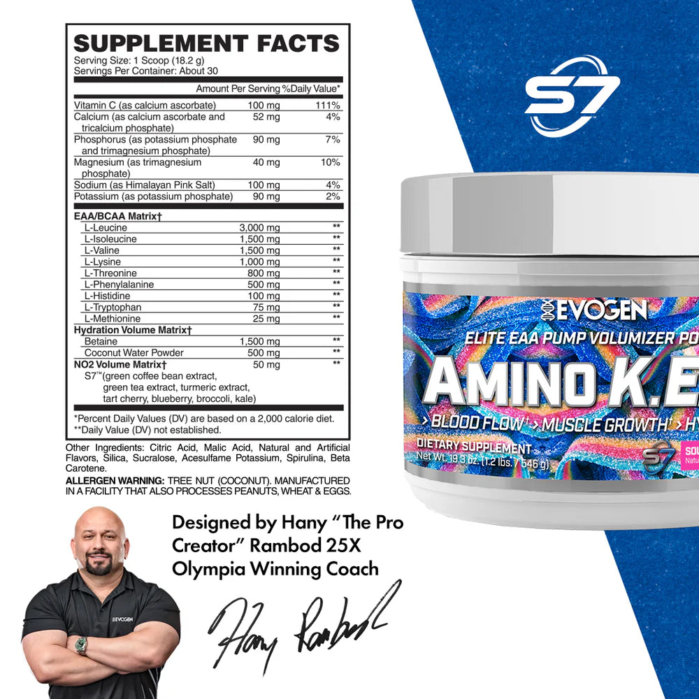 Evogen Amino K.E.M. EAA - 30 Servings