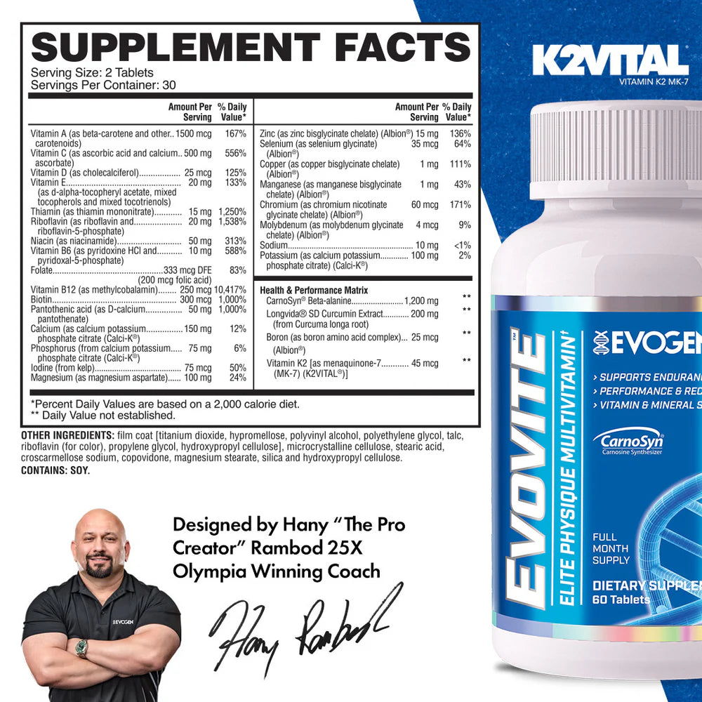 Evogen Evovite - 60 Tablets