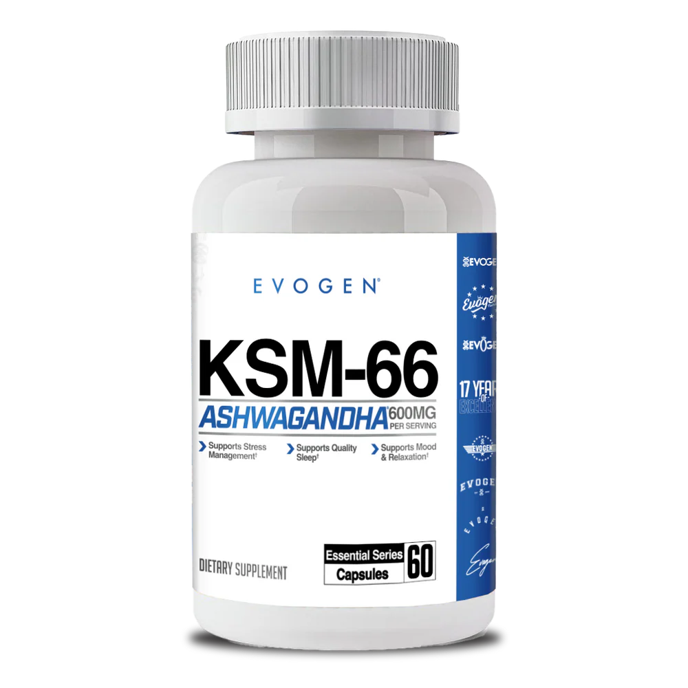 Evogen KSM-66 Ashwagandha - 60 Capsules