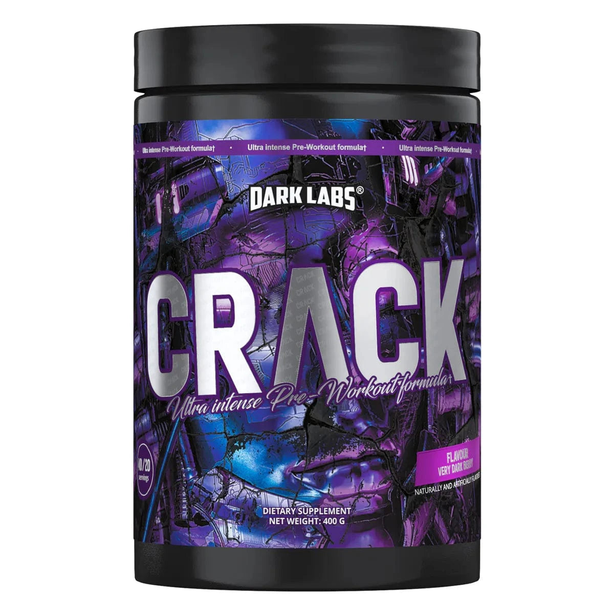 Dark Labs Crack Pre-workout 40 Servings / Very Dark Berry Pre-Workout