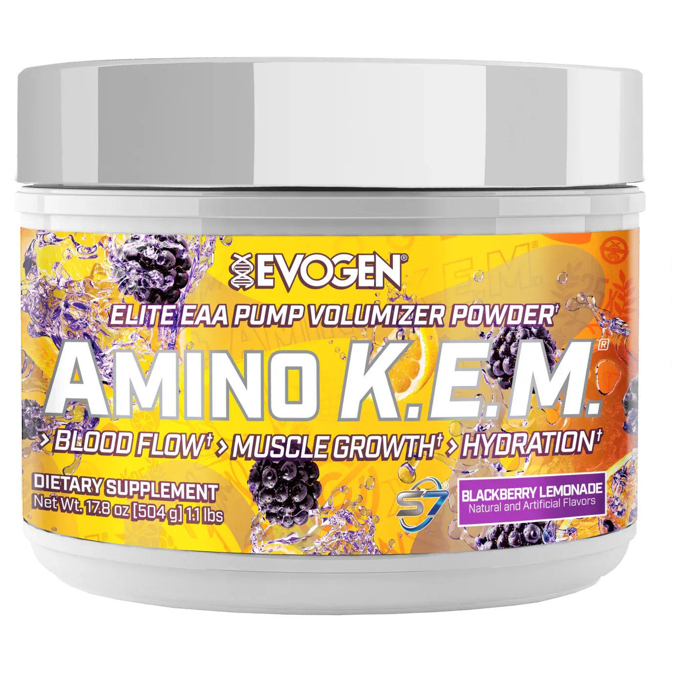 Evogen Evogen Amino K.E.M. EAA - 30 Servings 30 servings / Blackberry Lemonade EAA Pump Matrix