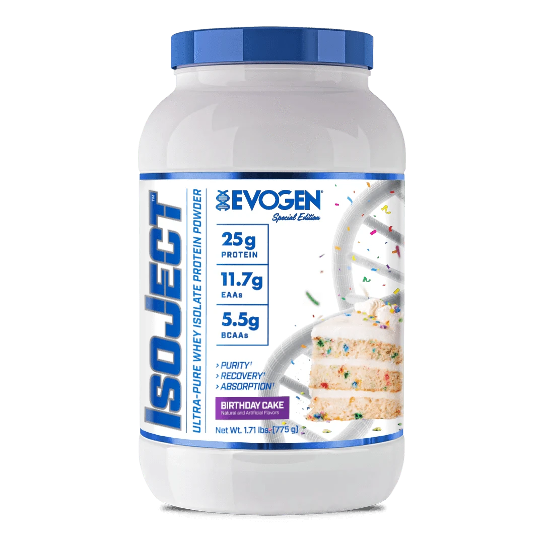 Evogen IsoJect Birthday Cake Whey Protein Isolate