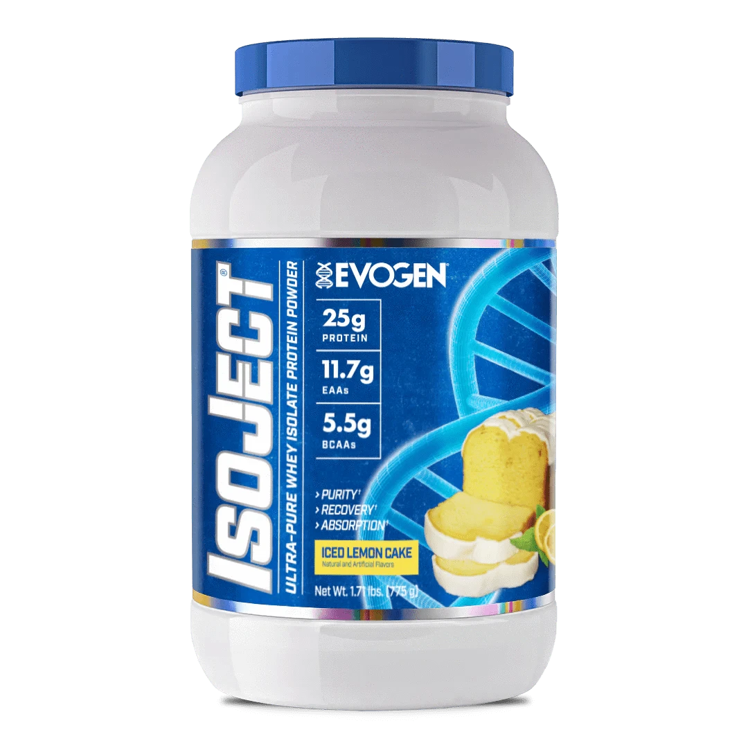 Evogen IsoJect Iced Lemon Cake Whey Protein Isolate