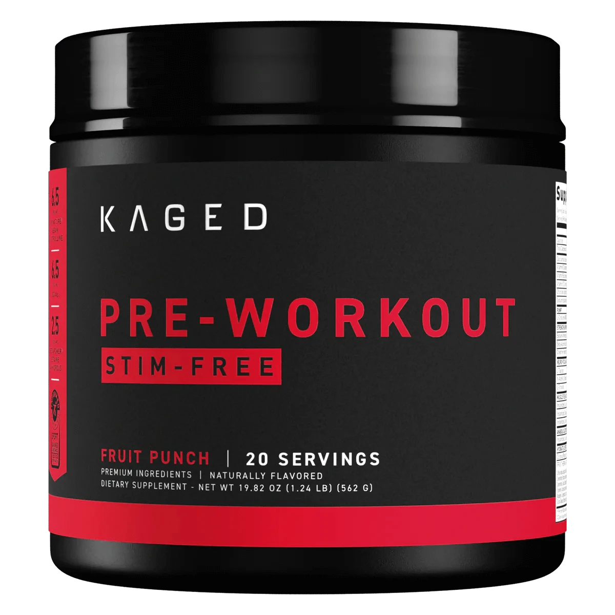Kaged Muscle Pre-Kaged Stim Free Pre-Workout