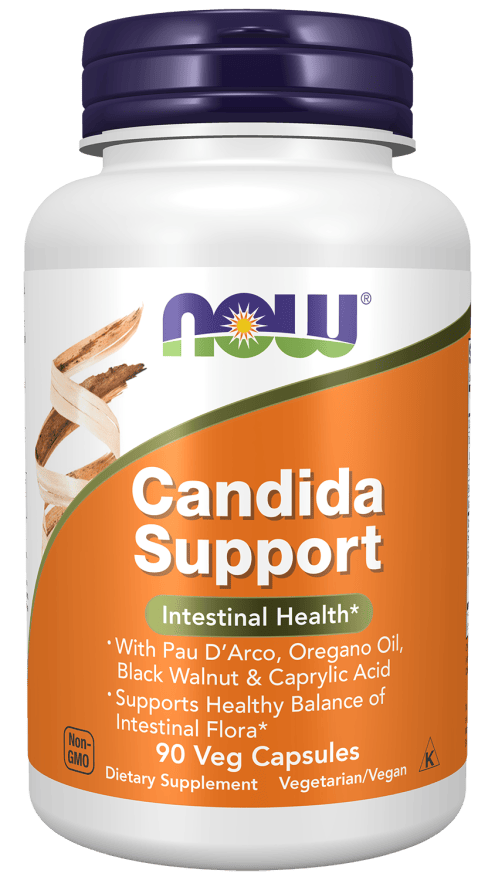 NOW Foods NOW Foods Candida Support - 90/180 Veg Capsules 90 Veg Capsules Traditional Herbal Formula