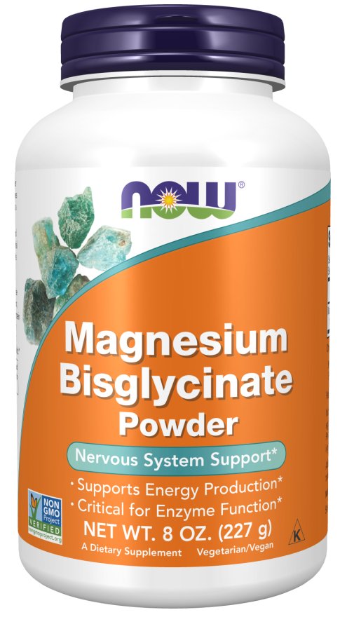 Now FoodsMagnesium Bisglycinate PowderEssential MineralRED SUPPS