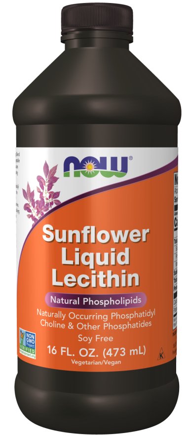Now FoodsSunflower Liquid Lecithin 473 ml.Liquid LecithinRED SUPPS