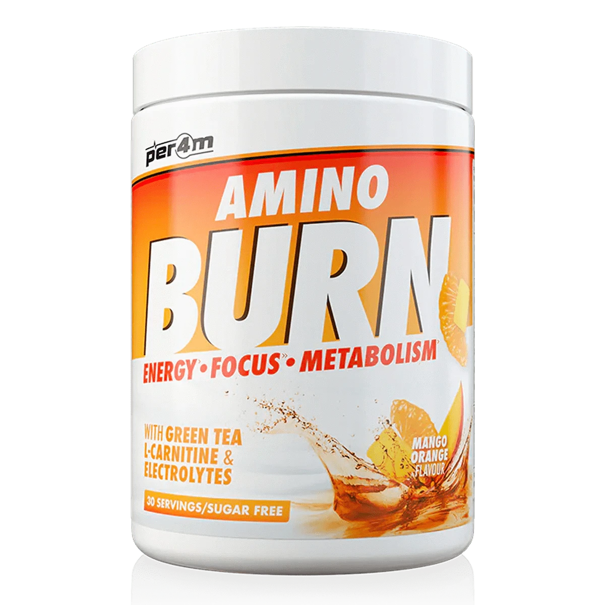 Per4m Amino Burn 30 Servings / Mango Orange Amino Acids & Fat Burners