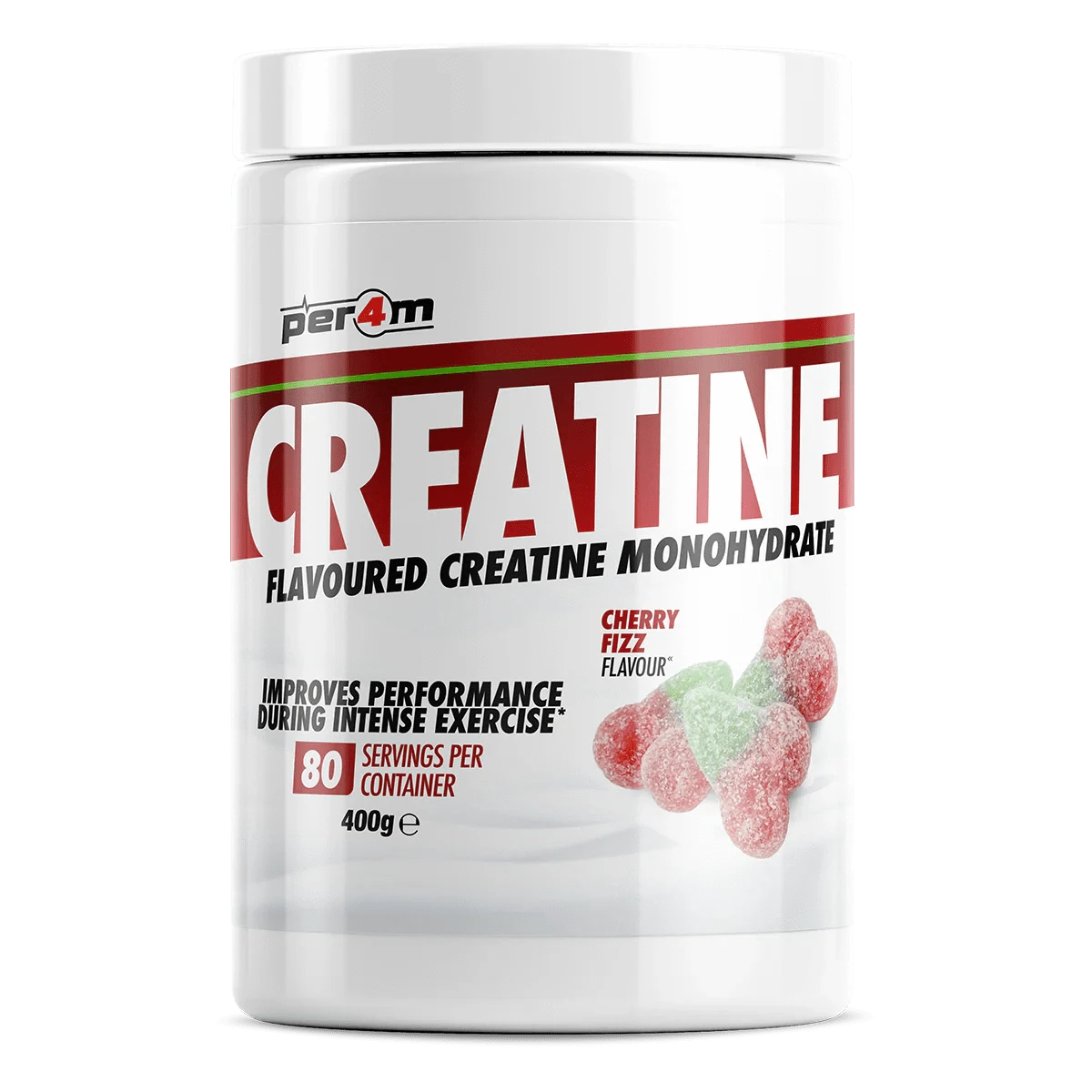 Per4m Per4m Creatine - 400g 400g / Cherry Fizz Creatine Powder