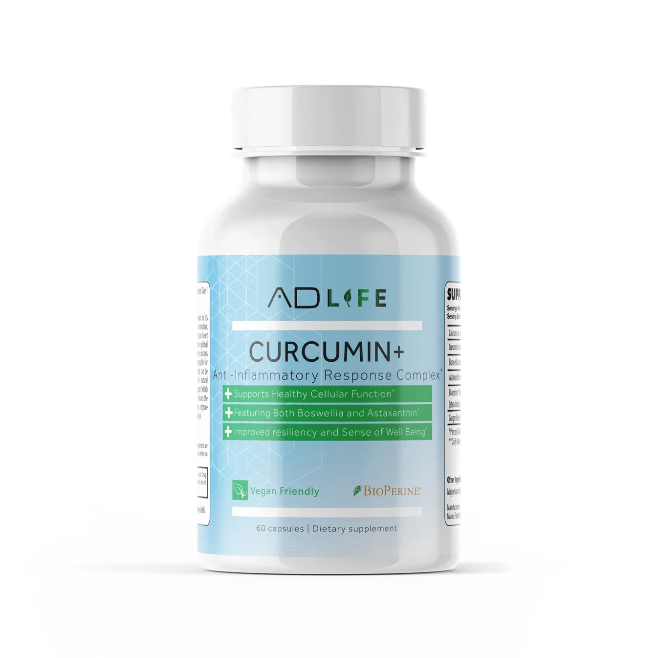 Project AD Curcumin+ 60 Capsules Anti-Inflammatory Complex