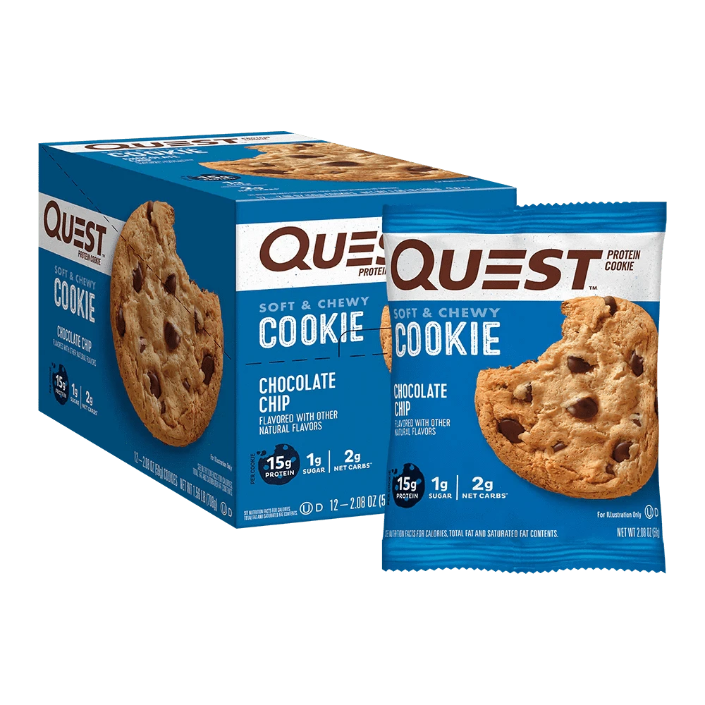 Quest Nutrition Quest Nutrition Cookie 12x58g 12x58g / Chocolate Chip Protein Cookie