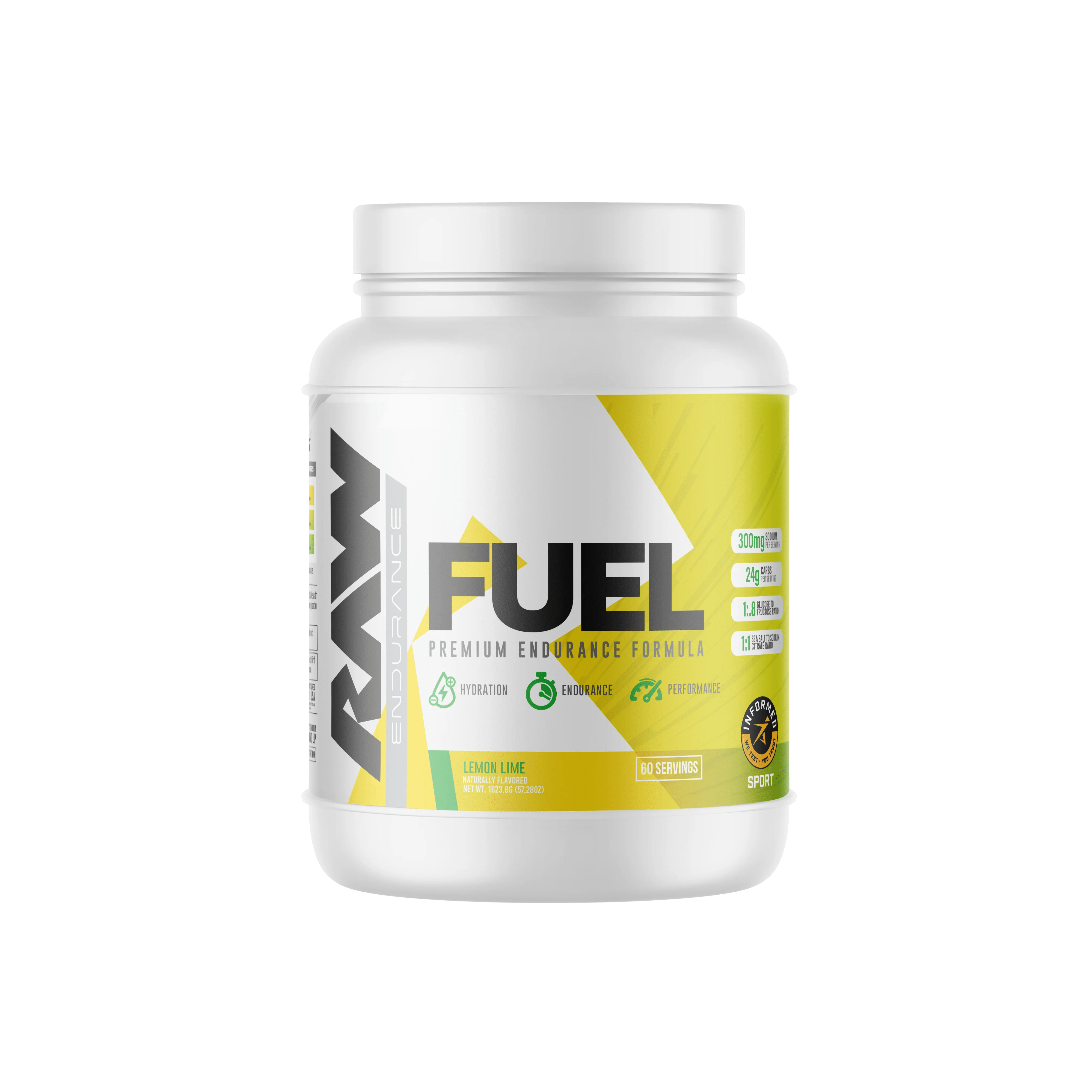 RAW Nutrition Raw Fuel 1620 grams / Lemon Lime Performance Carbs & Electrolytes