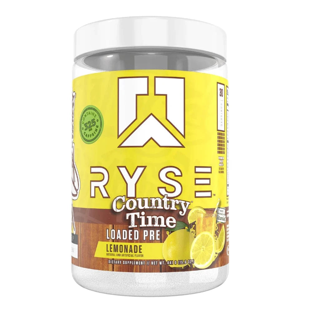 RYSE Loaded Pre 30 servings / Country Time Lemonade Pre-Workout