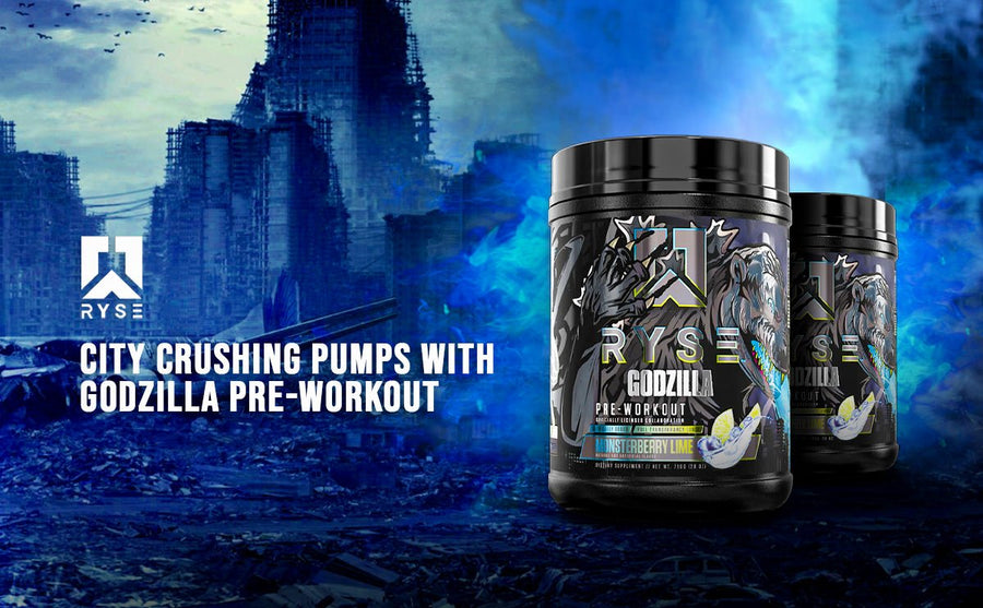 RYSE Supps Godzilla PreWorkout Legendary Energy & Pumps