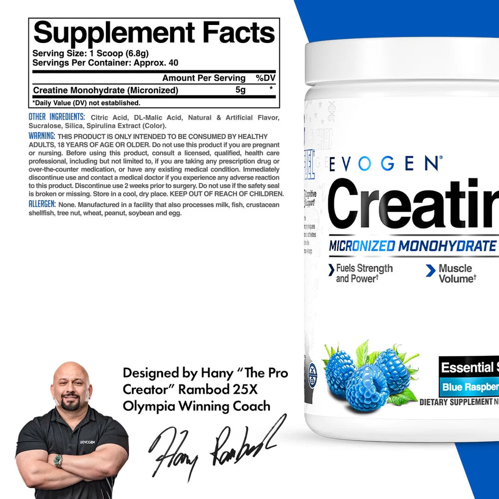 Evogen Flavoured Creatine Monohydrate - 272 - 280g