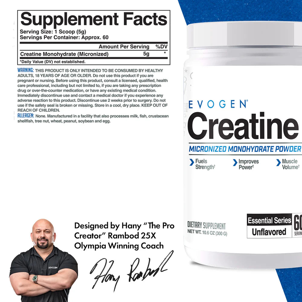 Evogen Creatine Monohydrate 300g