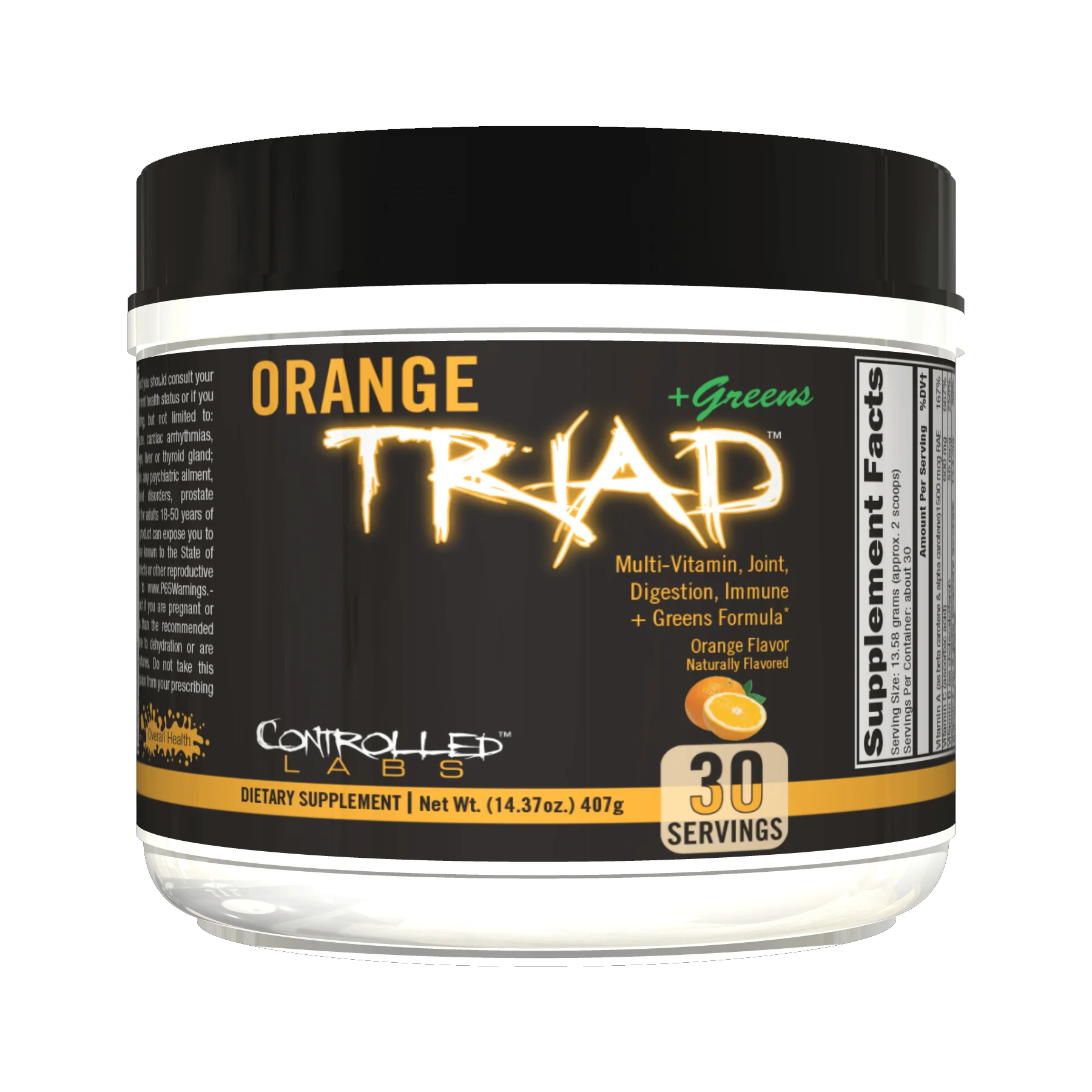 Orange Triad + Greens