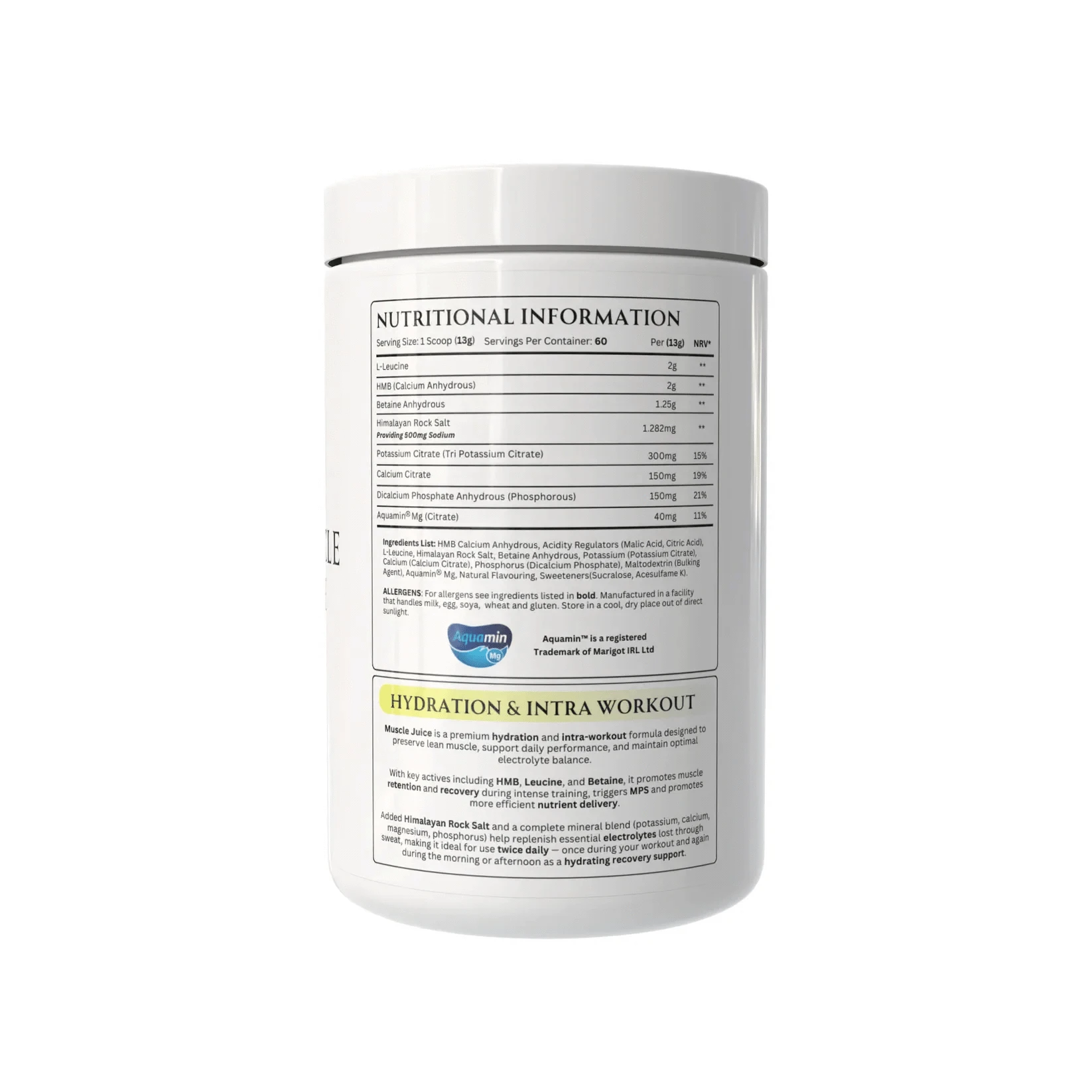 Apex Formulas Apex Formulas Muscle Juice 780g 60 Servings (780g) / Iced Lemon Intra-Workout Hydration