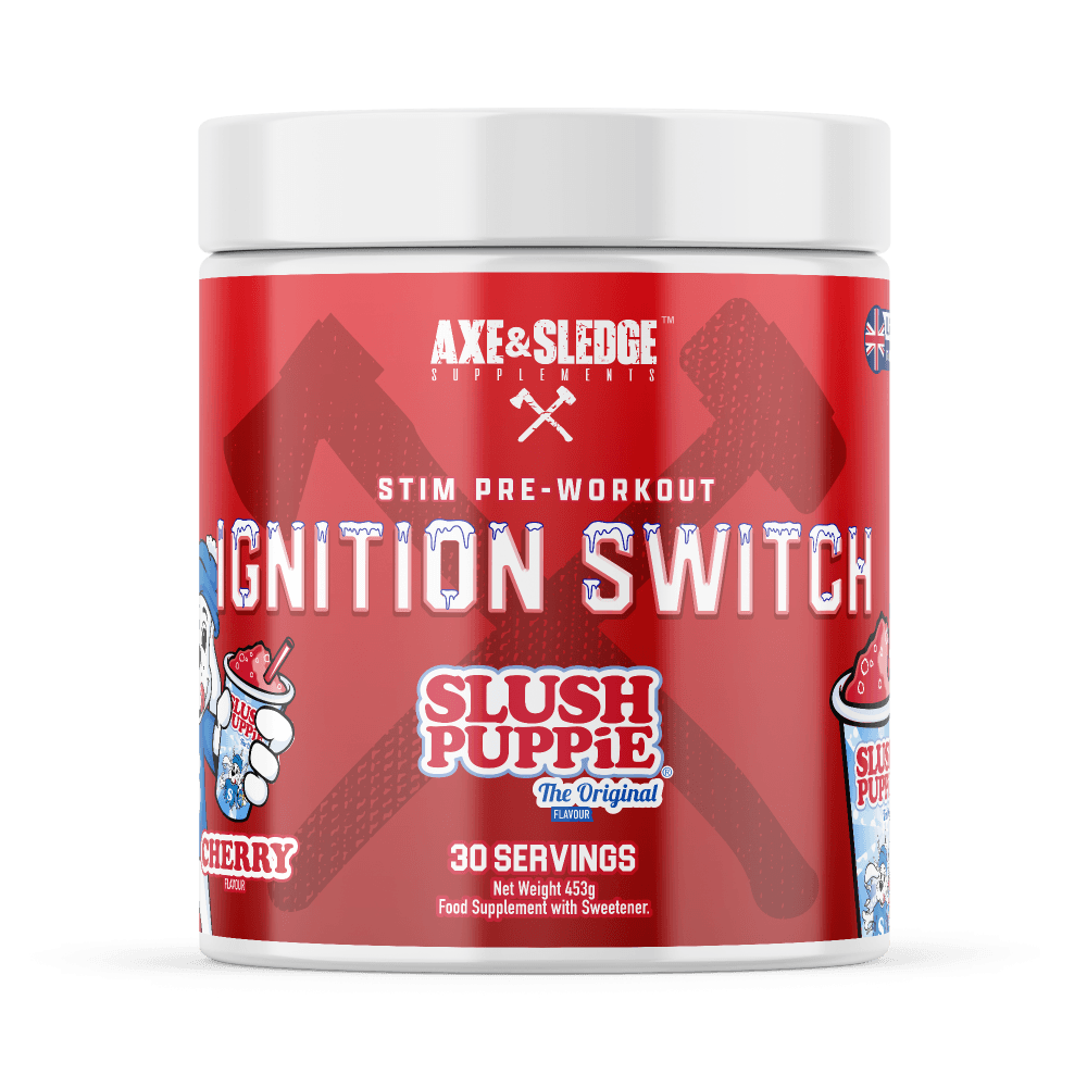 AXE & SLEDGE IGNITION SWITCH 20/40 servings / Slush Puppy Cherry Pre-Workout