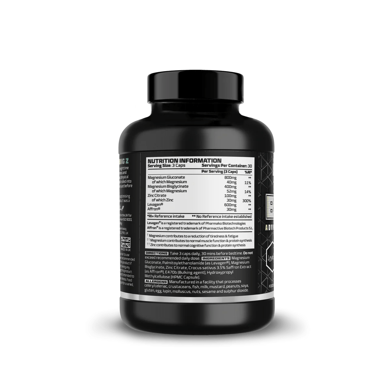 Beast Pharm Big Z 90 Capsules Advanced Nighttime Formula