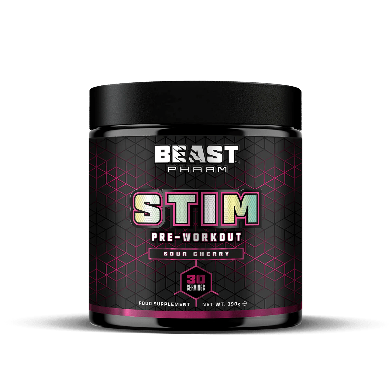 Beast Pharm Stim Pre-Workout 30 Servings / Sour Cherry Hi-Stim Pre-Workout