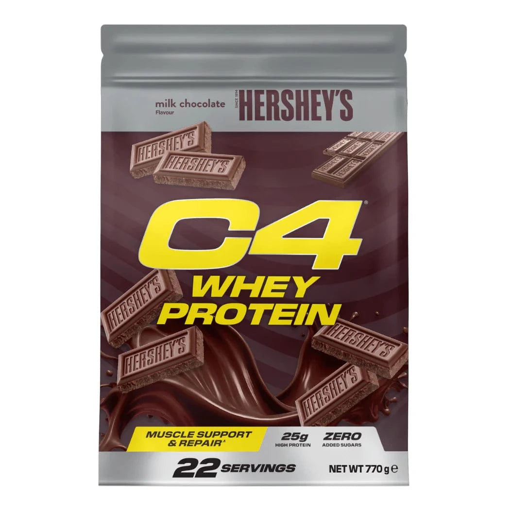 Cellucor C4 Whey Protein 799g - 924g Hersheys Milk Choc Whey Protein