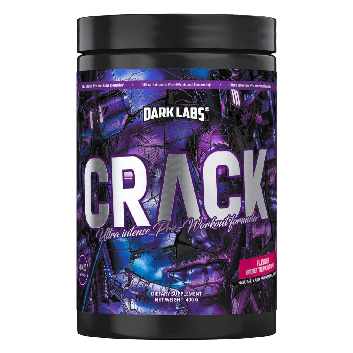 Dark Labs Crack Pre-workout 40 Servings / Tropical Punch Pre-Workout
