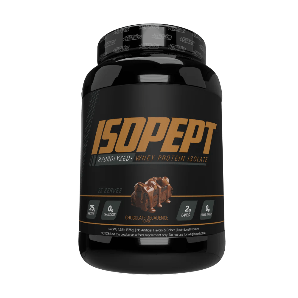 EHP Labs Isopept - Hydrolyzed Whey Protein 25 Servings / Choc Decadence Hydrolyzed Whey Protein