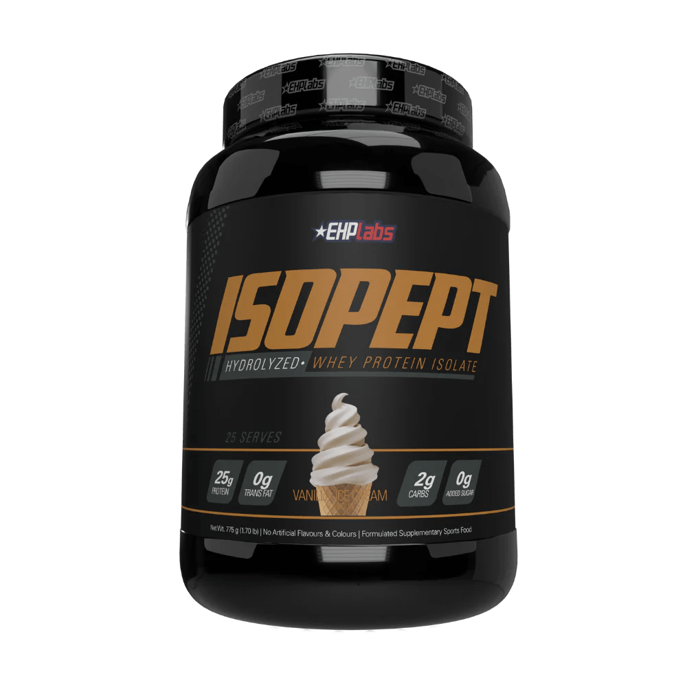 EHP Labs Isopept - Hydrolyzed Whey Protein 25 Servings / Vanilla Ice Cream Hydrolyzed Whey Protein