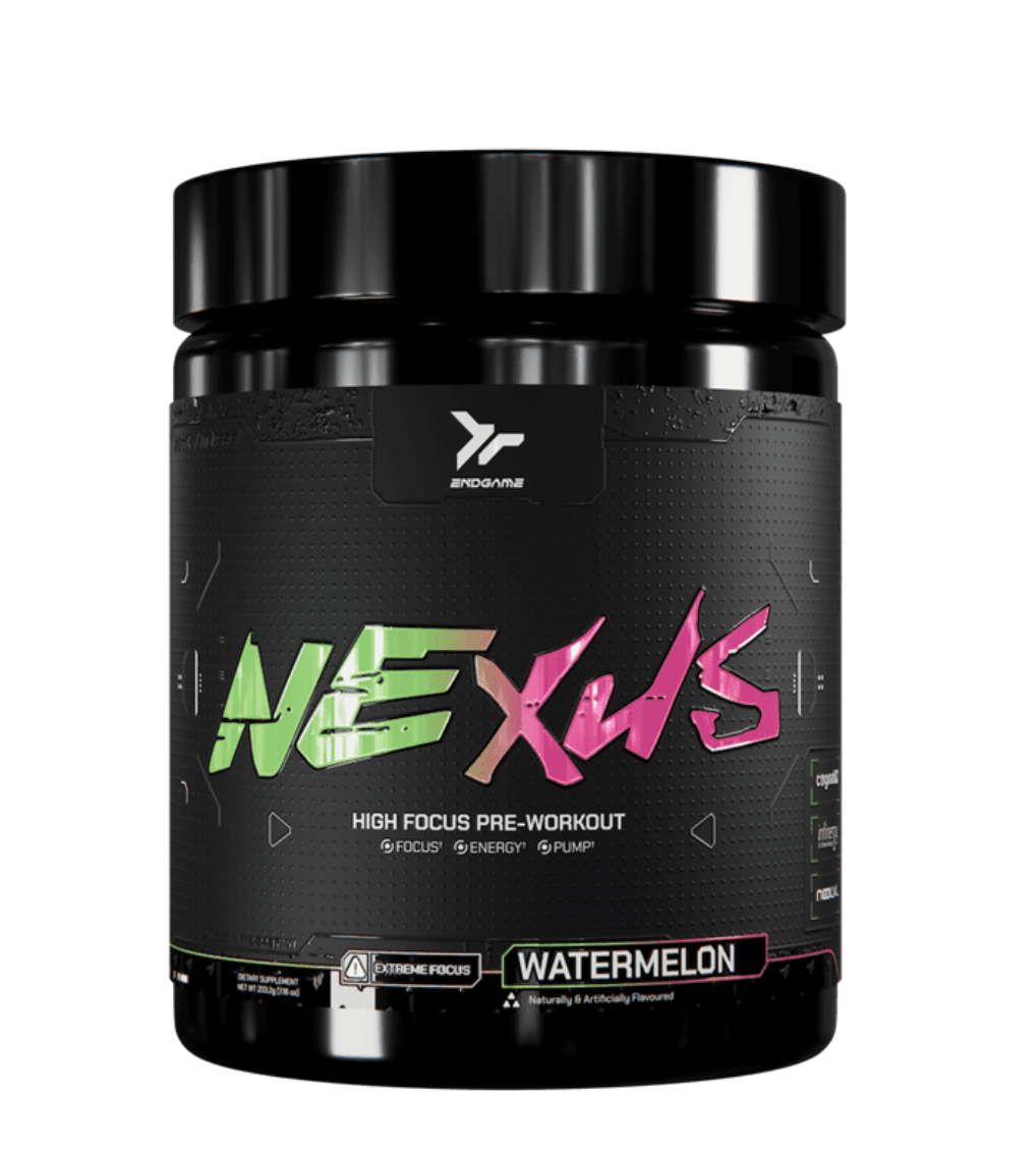 Endgame Nexus - High Focus Pre-Workout 203.2g (20 Servings) / Watermelon Nootropic Pre-Workout