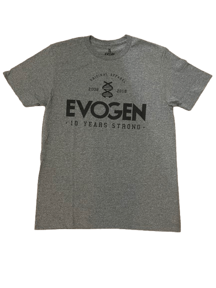 Evogen Evogen Grey 10 Years Strong T-Shirt M T-shirt