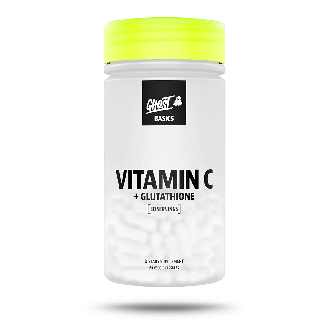 GHOST Ghost Basics - Vitamin C and Glutathione 60 Capsules 60 Capsules Vitamin C and Glutathione