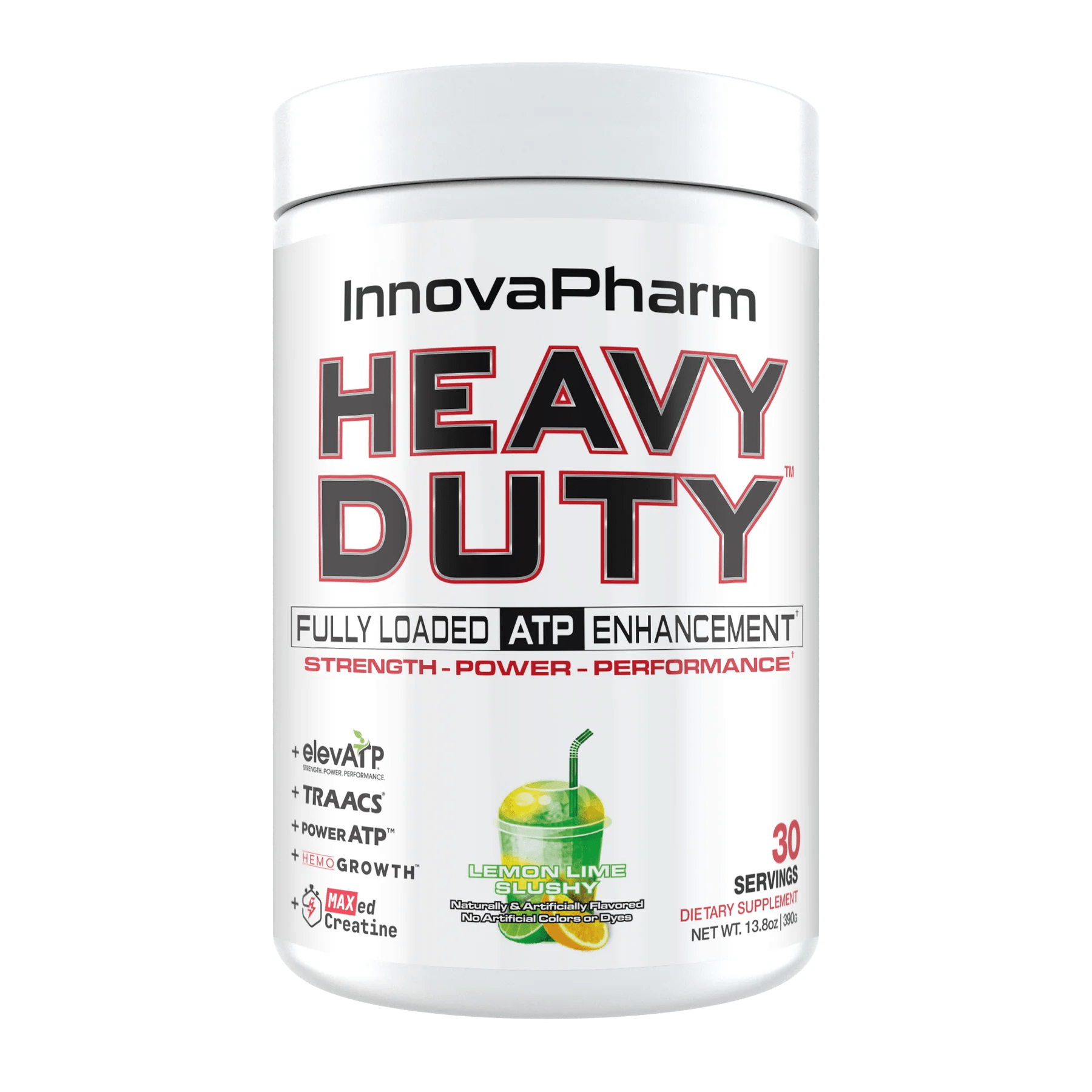 InnovaPharm Heavy Duty 30 Servings / Lemon Lime Slushy Creatine Stack