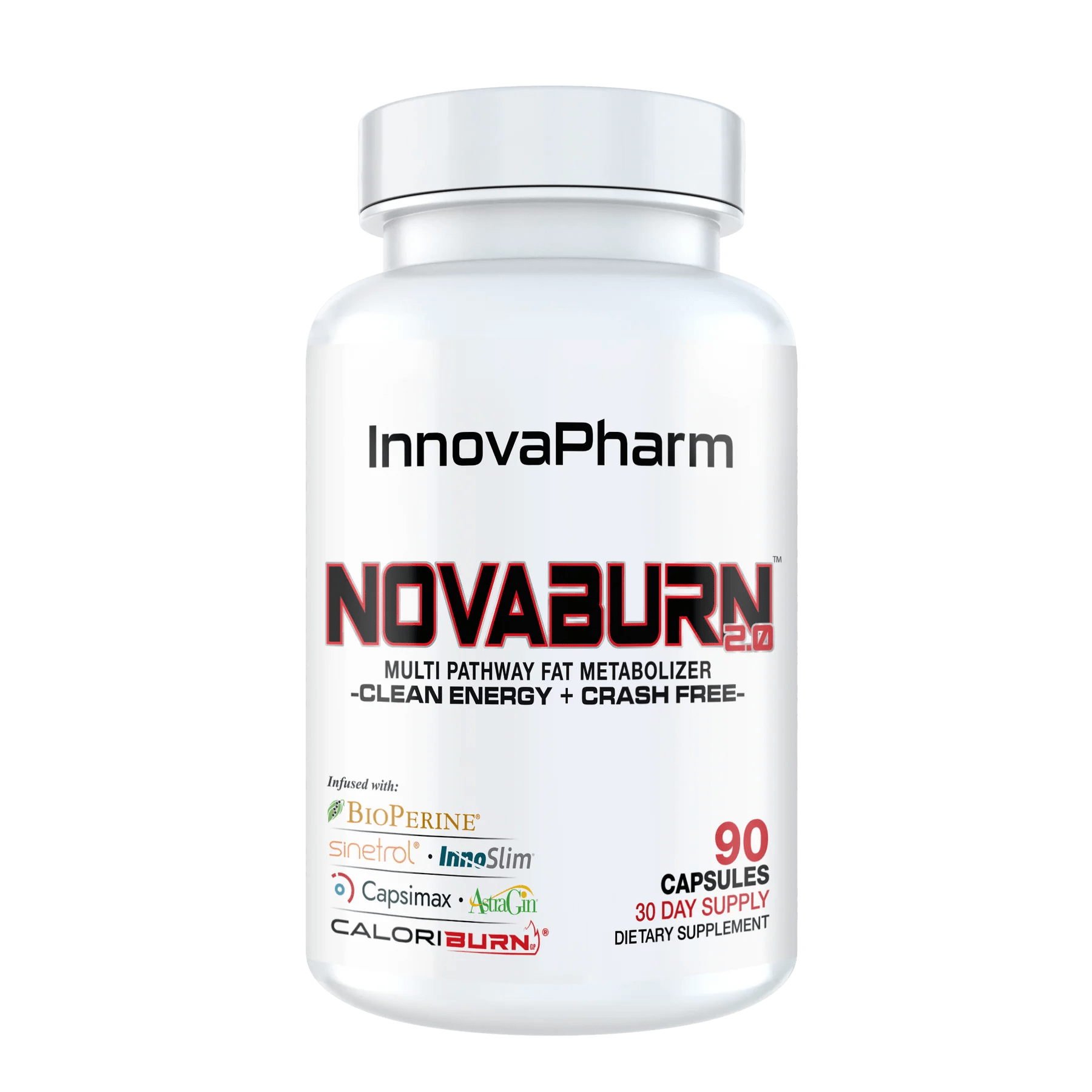 InnovaPharm NovaBurn 2.0 Stim Free 90 Capsules Fat Burner