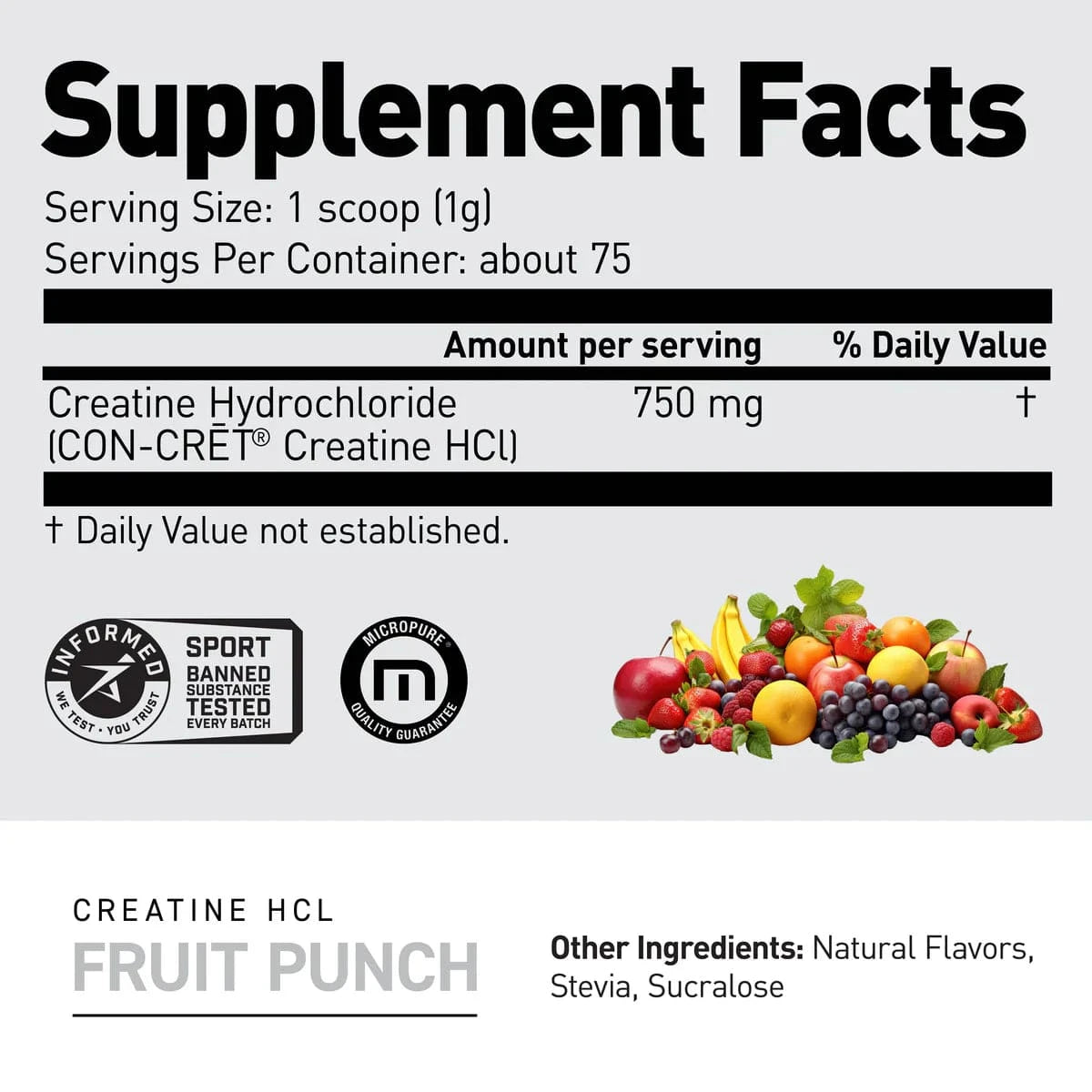 Kaged Muscle C-HCL Powder - Creatine HCL Creatine HCL