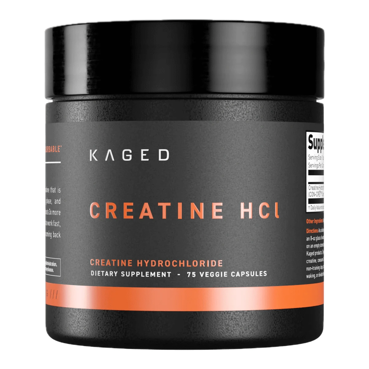 Kaged Muscle Creatine HCl™ 75 Vegetarian Capsules Creatine HCL