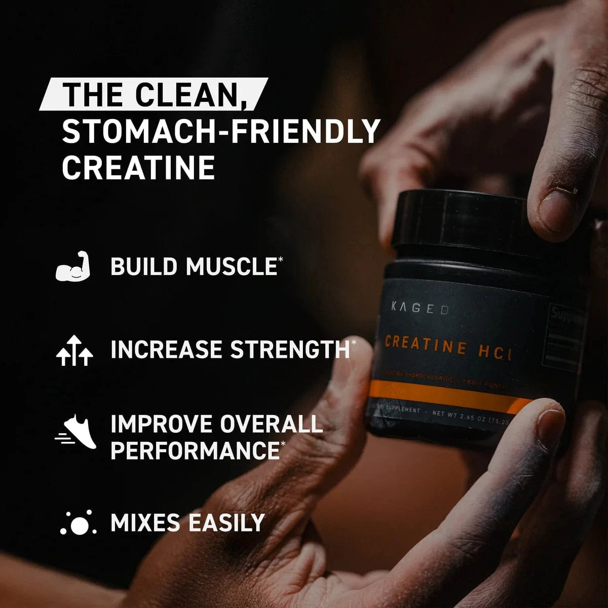 Kaged Muscle Creatine HCl™ 75 Vegetarian Capsules Creatine HCL