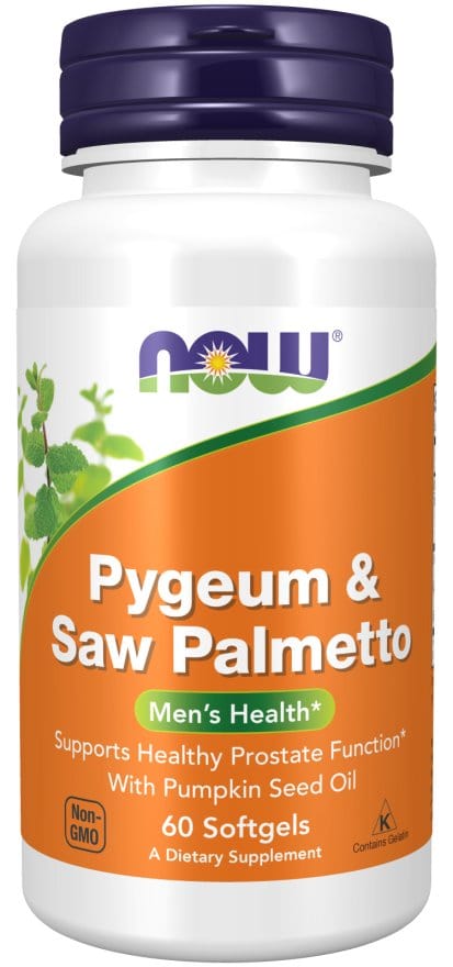 Now Foods Pygeum & Saw Palmetto 60 Softgels Pygeum & Saw Palmetto