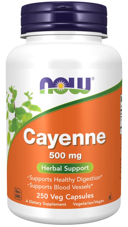 Now FoodsCayenne 500mgCayenne pepperRED SUPPS