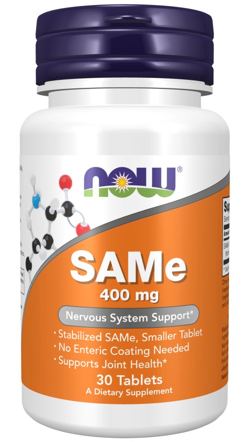 Now FoodsSAMe 400 mg TabletsSAMe (S-adenosylmethionine)RED SUPPS