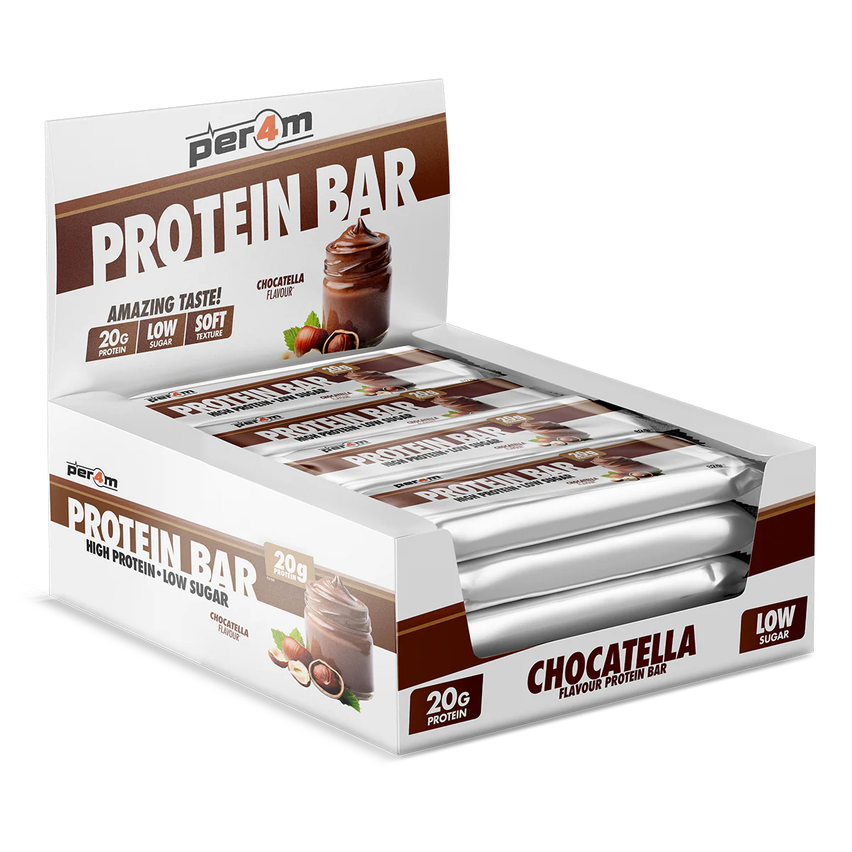 Per4m Protein Bars 12x62g