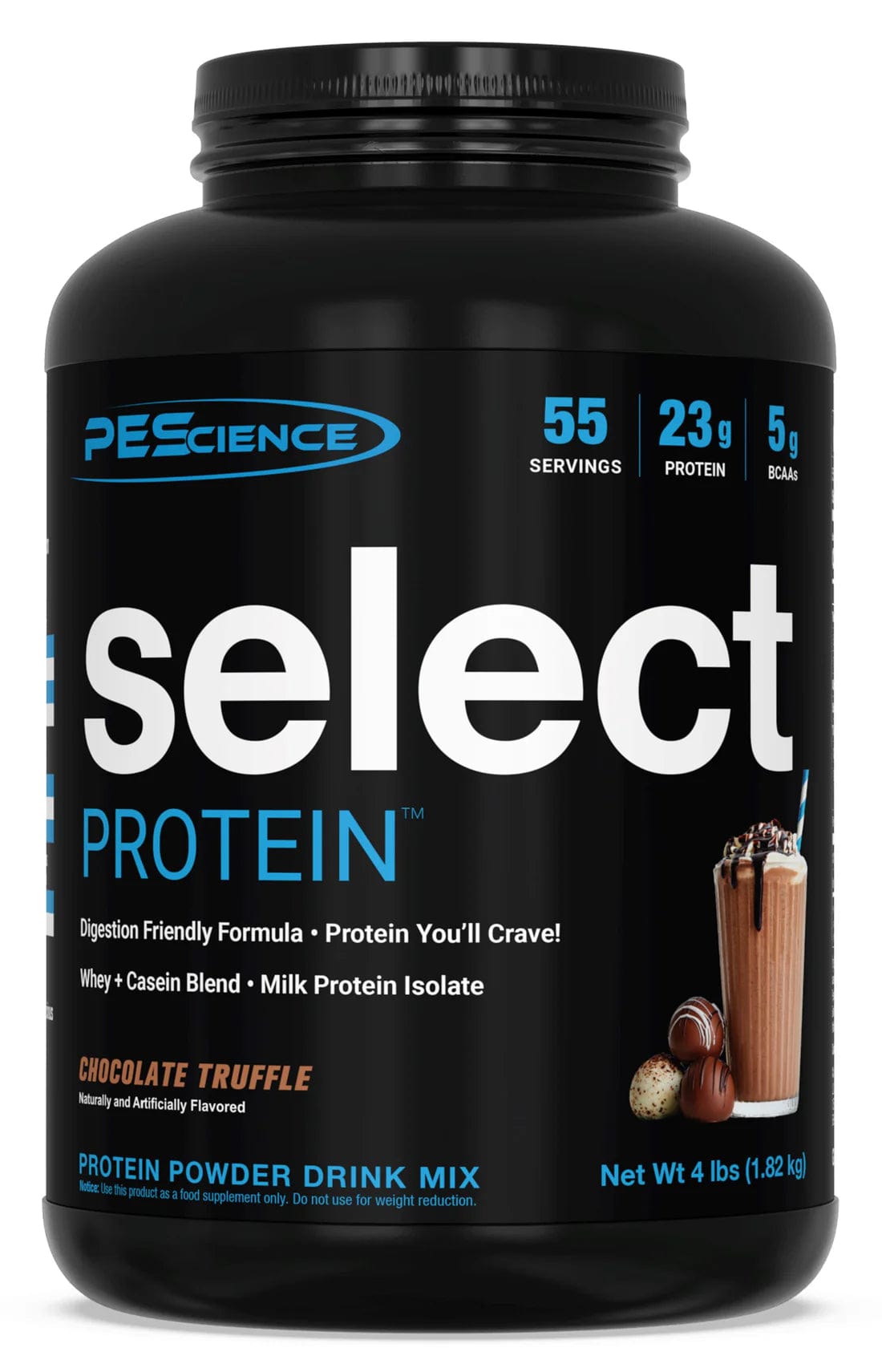 PEScience Select Protein 1710 - 1840 grams 5 Servings / Amazing Chocolate Truffle Protein Powder