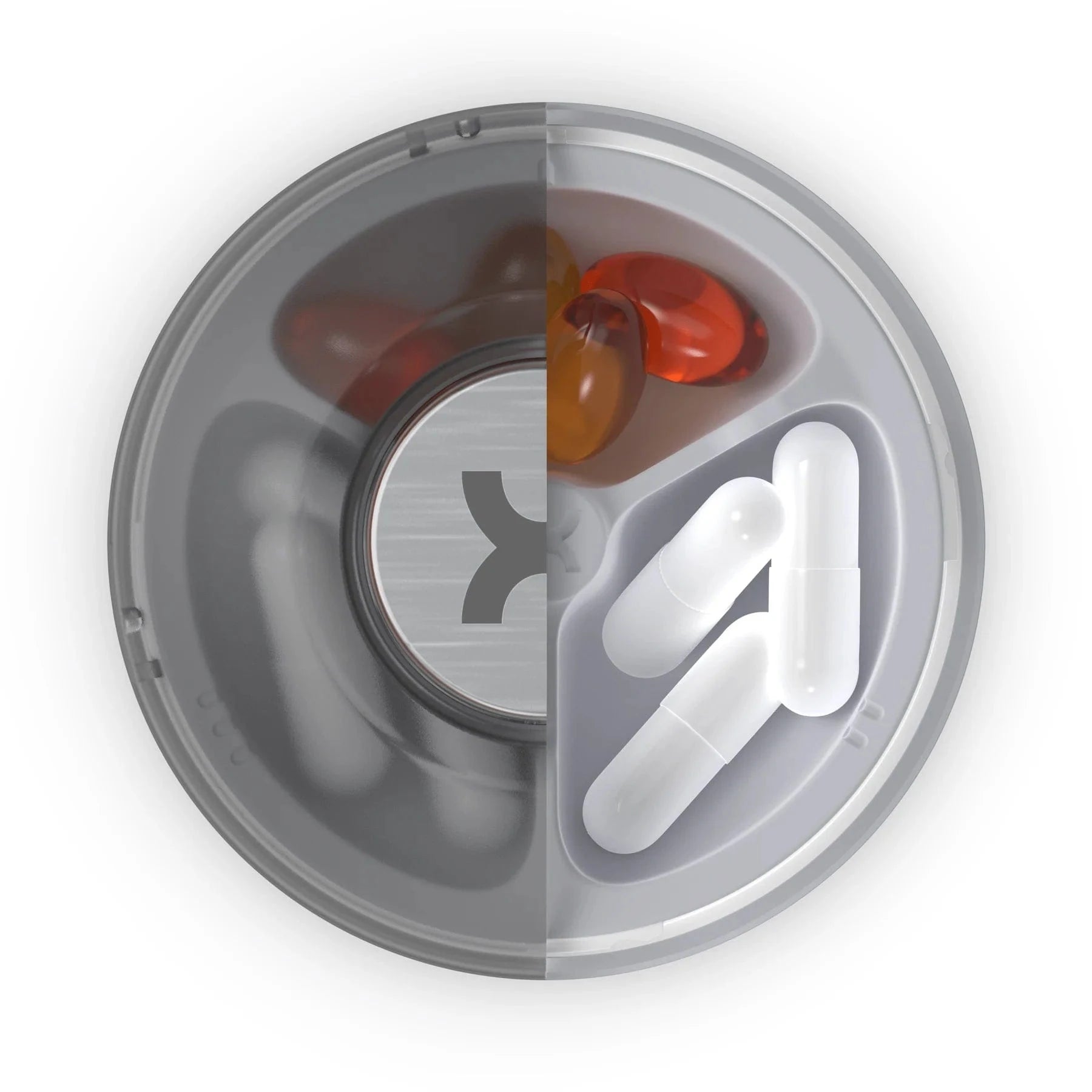 PROMiXX Core Vitamin & Supplement Case Ceramic White Vitamin & Supplement Case