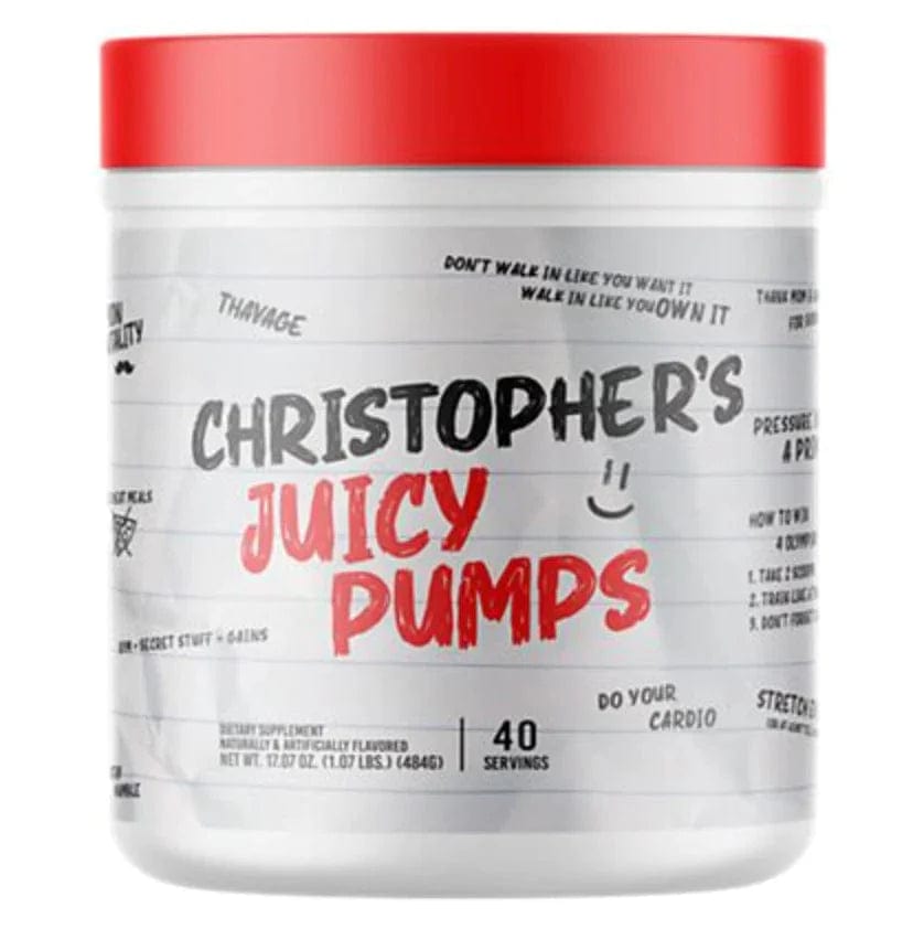 RAW Nutrition Christopher's Juicy Pumps 480g (40 Servings) Pre-Workout