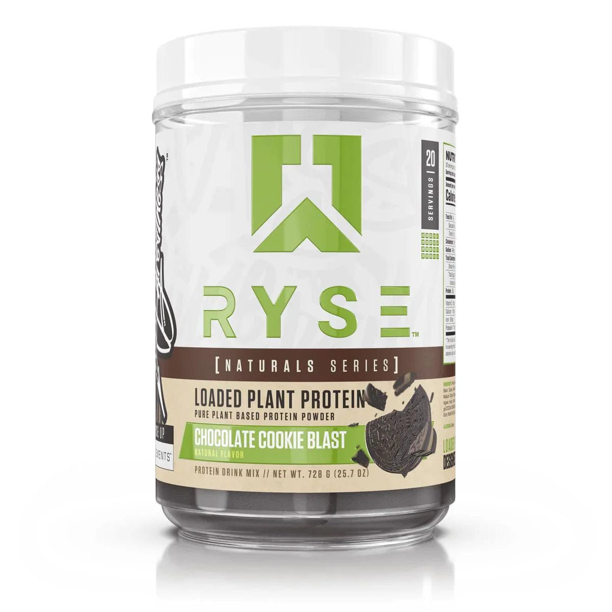 RYSE Loaded Plant Protein - Natural Series 608 - 728 grams / Chocolate Cookie Blast Plant Protein