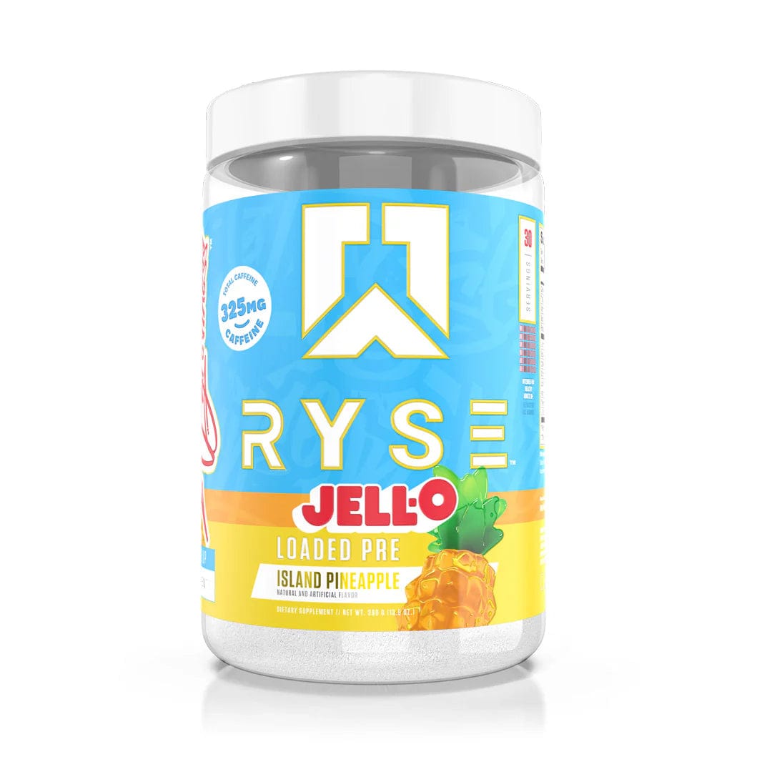 RYSE Loaded Pre 30 servings / Jell-O Island Pineapple Pre-Workout