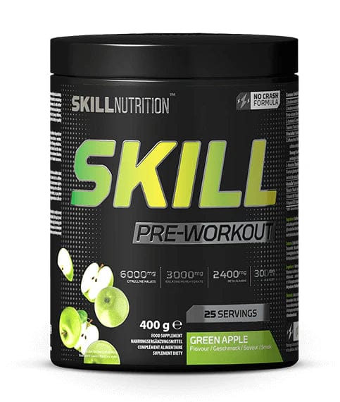 Skill Nutrition Skill Pre-Workout 25 Servings / Green Apple Pre-Workout