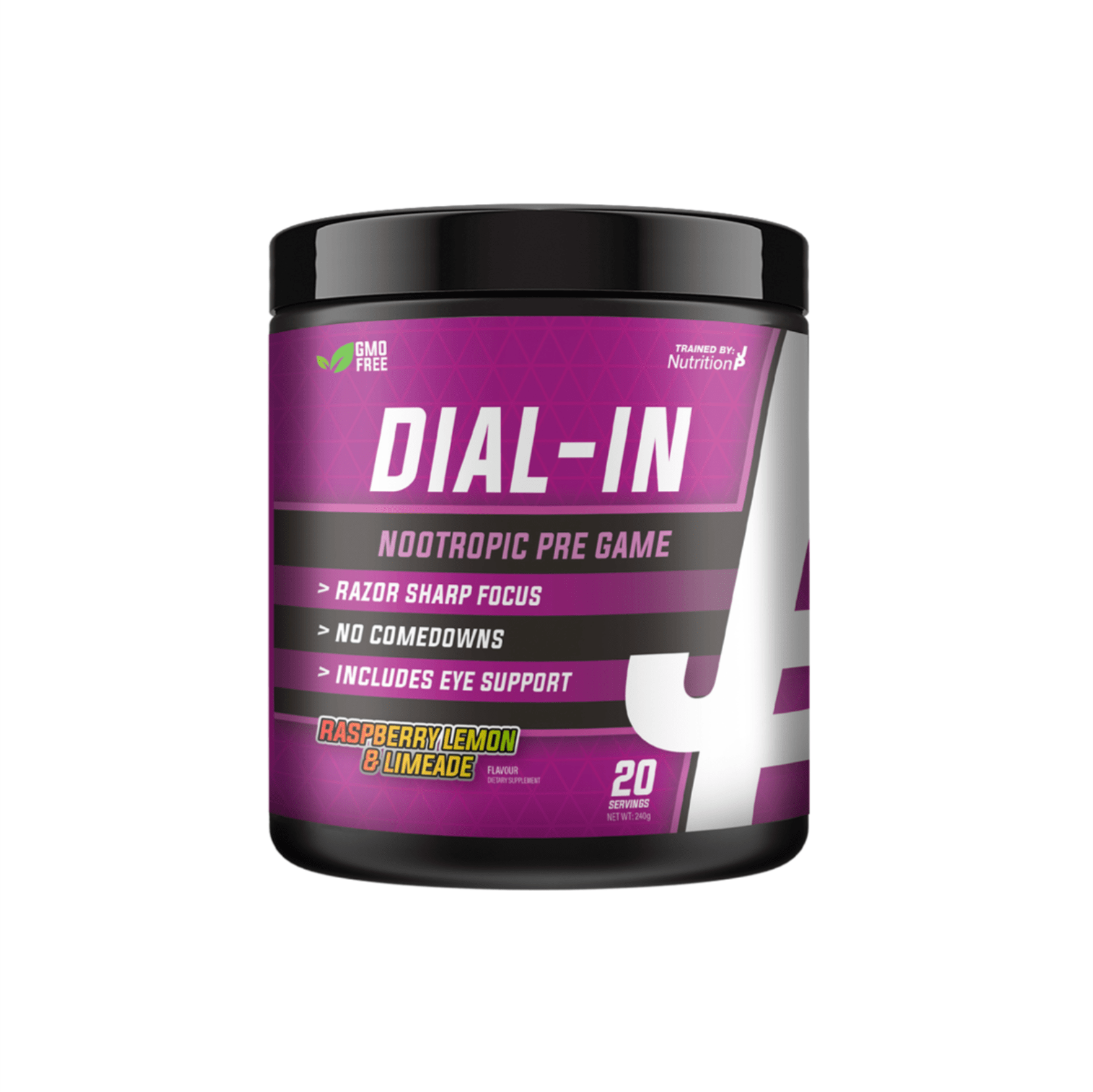 Trained By JP Dial In Nootropic 240 grams (20 servings) Nootropic Formula