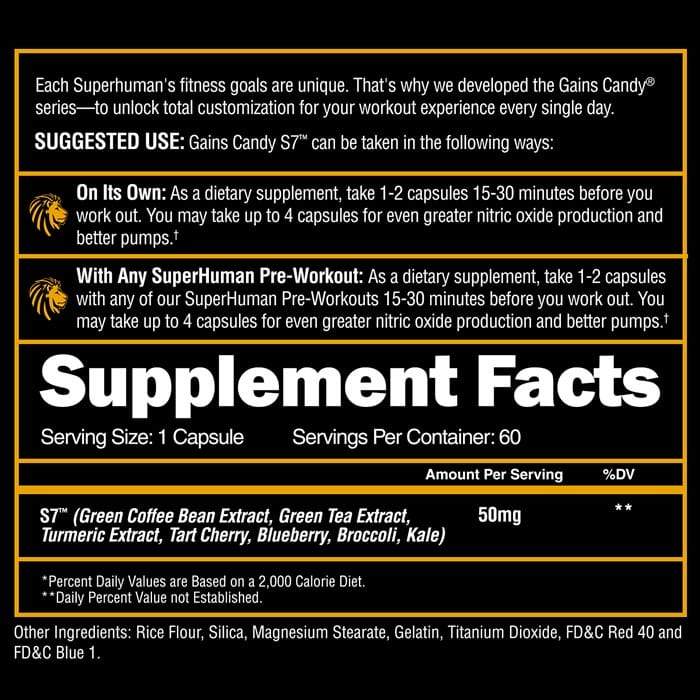 Alpha LionGains Candy S7 - Pump & PerformancePump & Performance CapsulesRED SUPPS