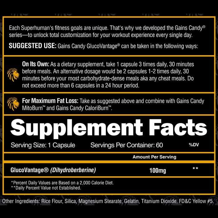 Alpha LionGlucovantage - Insulin Mimicker for Fat Loss & Muscle BuildingNutrient Partitioning AgentRED SUPPS
